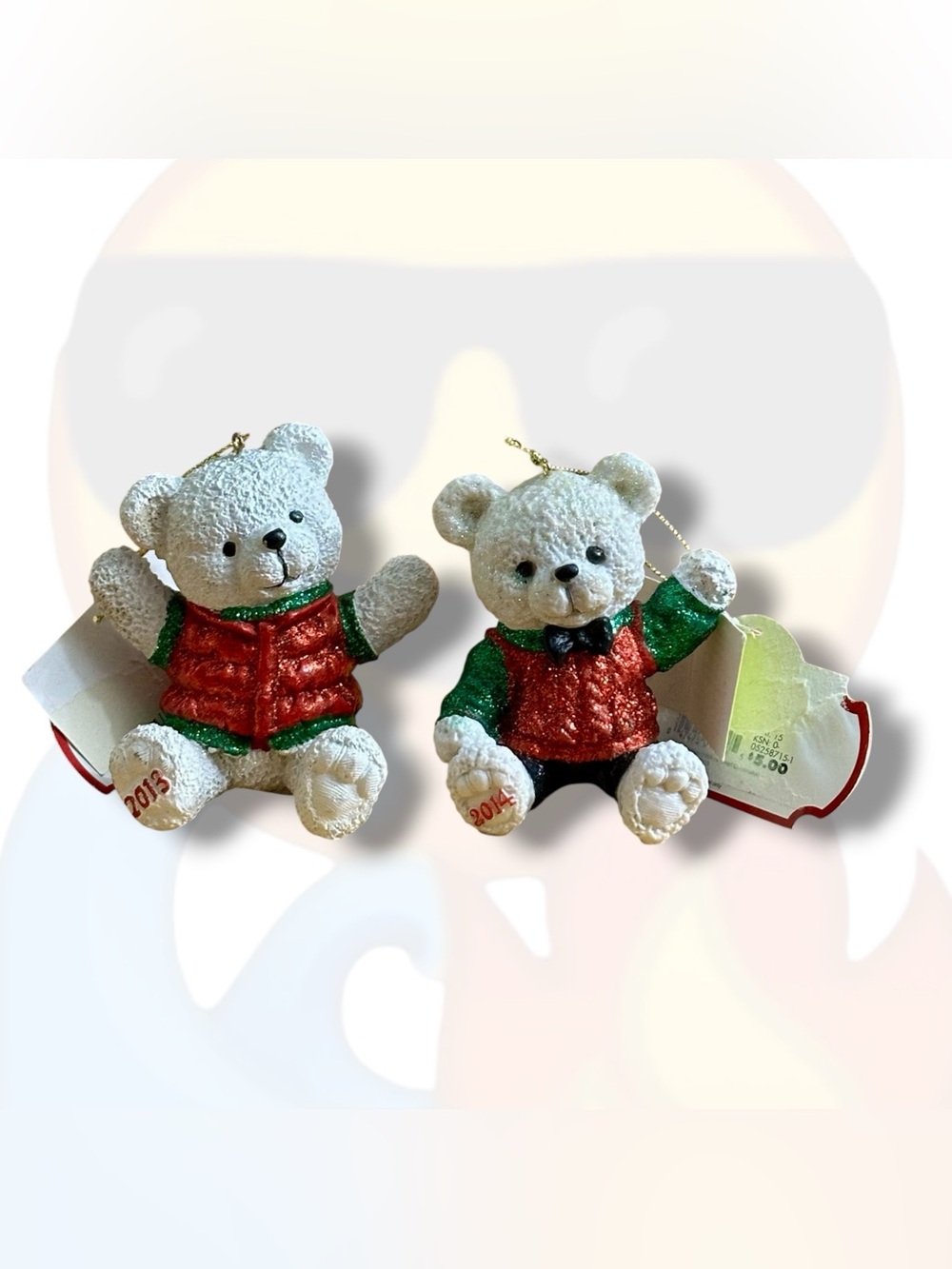 St. Jude Children’s Hospital 2013 & 2014 Holiday Bear Ornaments